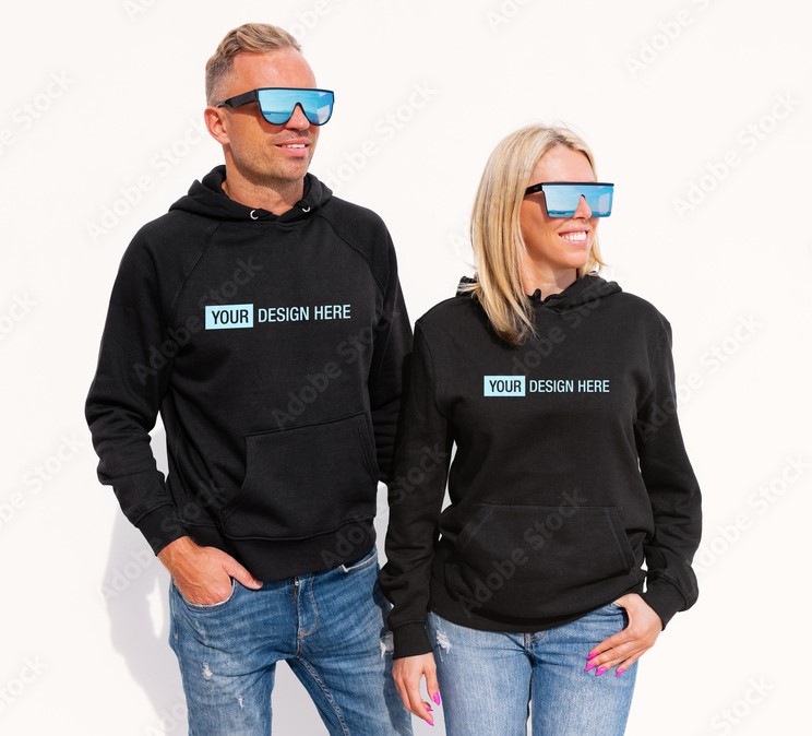 custom couple hoodies