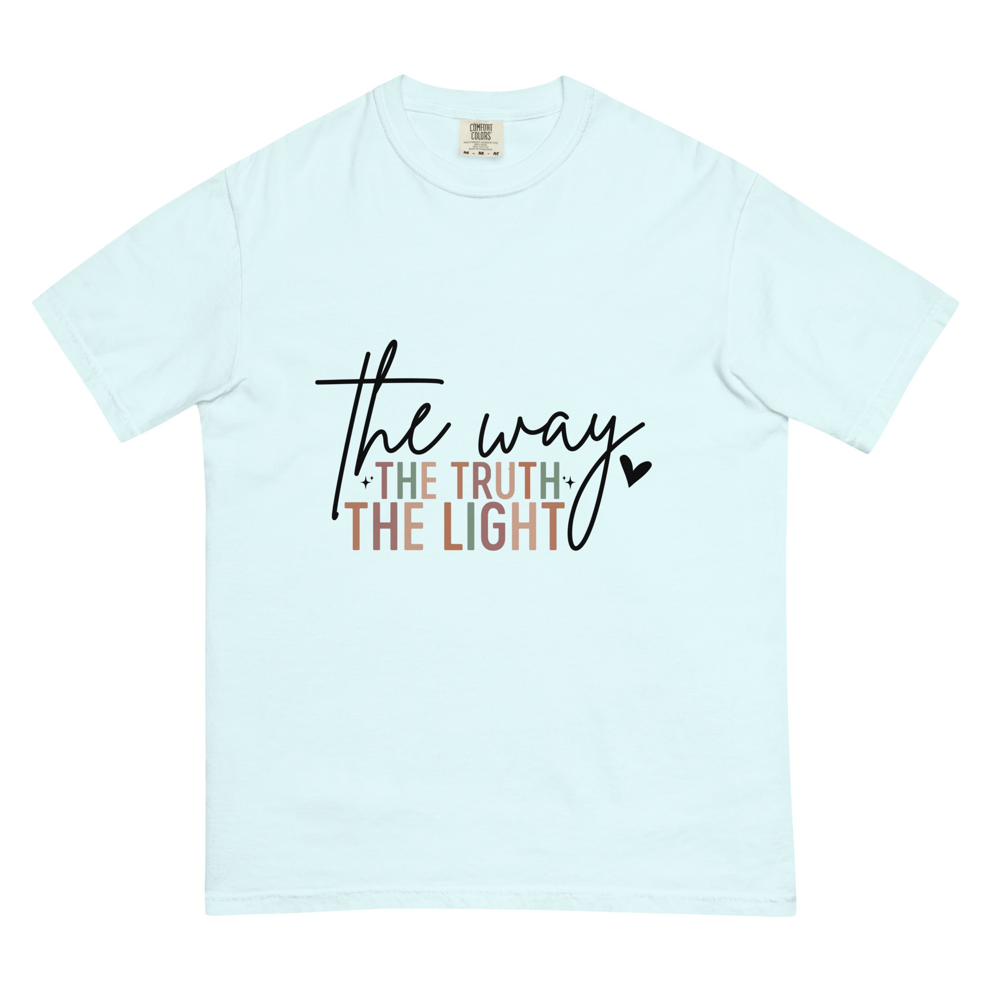 The Way, The Truth, and The Light Unisex t-shirt chambray