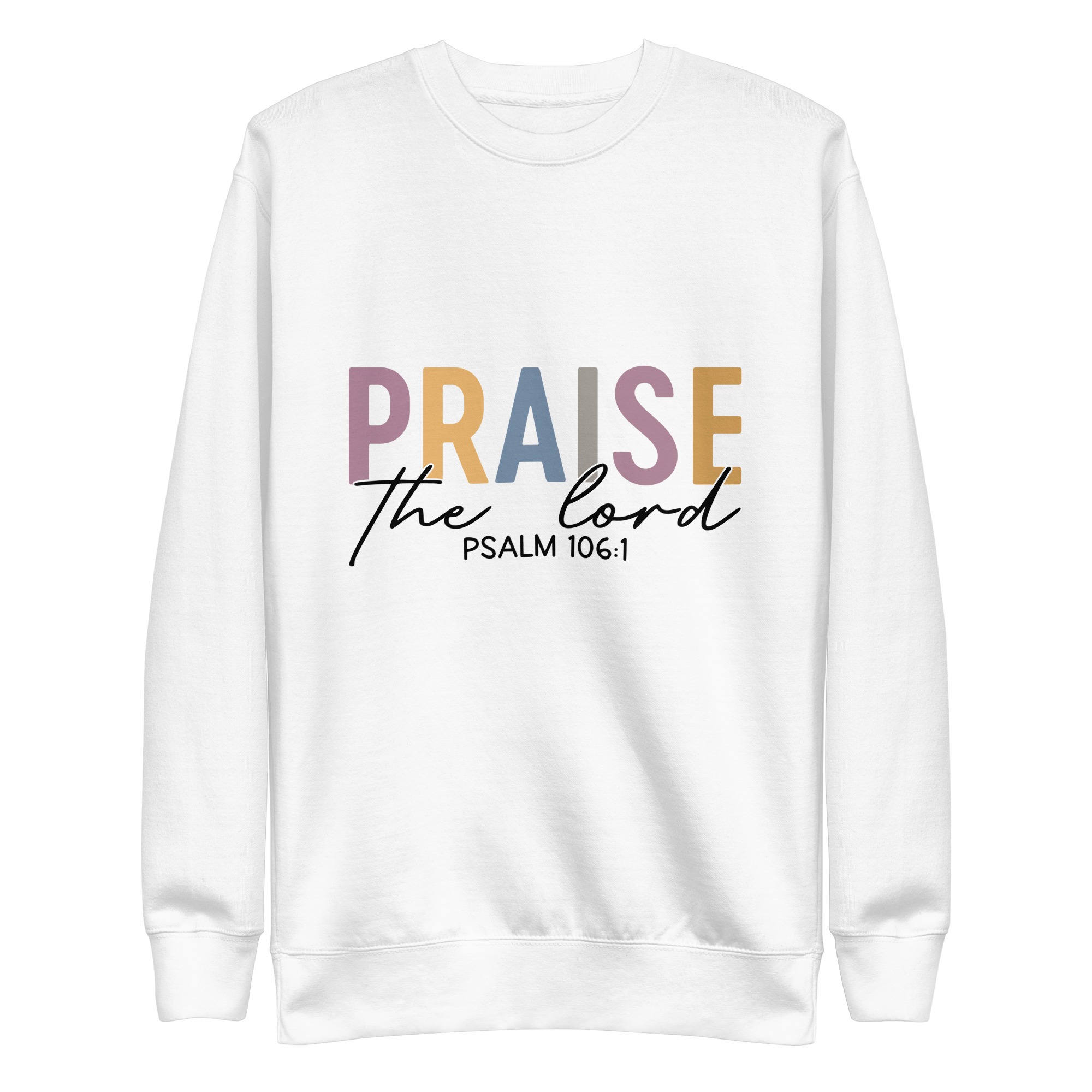 Praise the Lord Sweatshirt white